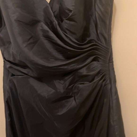 Impression Bridal formal dress, women’s size 14, black shiny - Picture 3 of 12